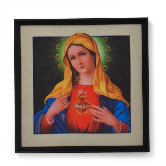 Religious Holy Mother Mary Photo Frame New - Picture 1 of 8